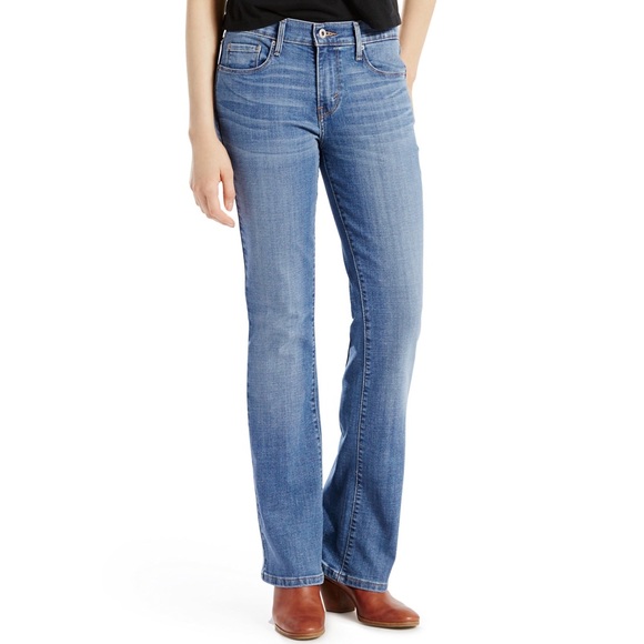 Levi’s 515 Boot Cut Blue Denim Stretch Jeans